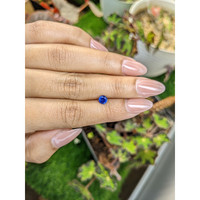 0.59 Ct. Blue Sapphire from Ceylon (Sri Lanka) Life Style