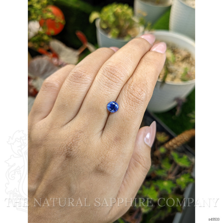 1.20 Ct. Blue Sapphire from Ceylon (Sri Lanka)