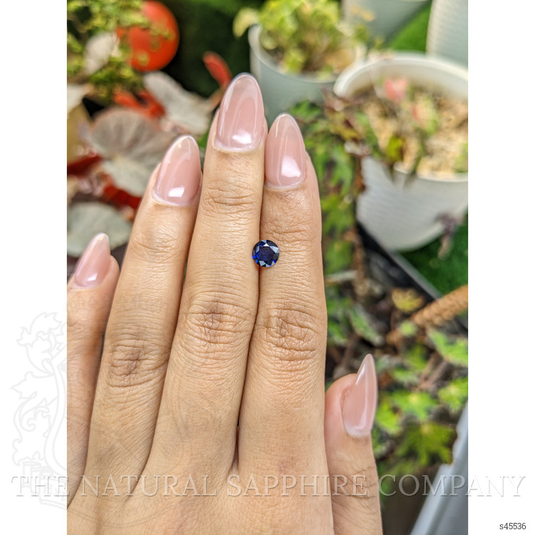 0.69 Ct. Blue Sapphire from Ceylon (Sri Lanka)