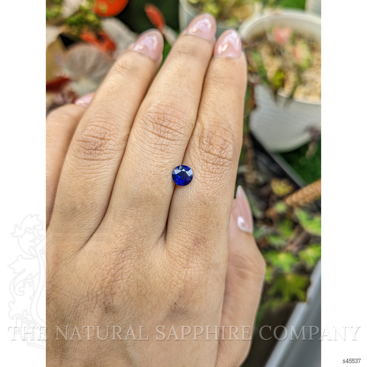 0.75 Ct. Blue Sapphire from Ceylon (Sri Lanka)