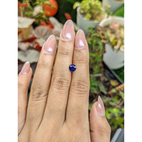 0.75 Ct. Blue Sapphire from Ceylon (Sri Lanka) Life Style