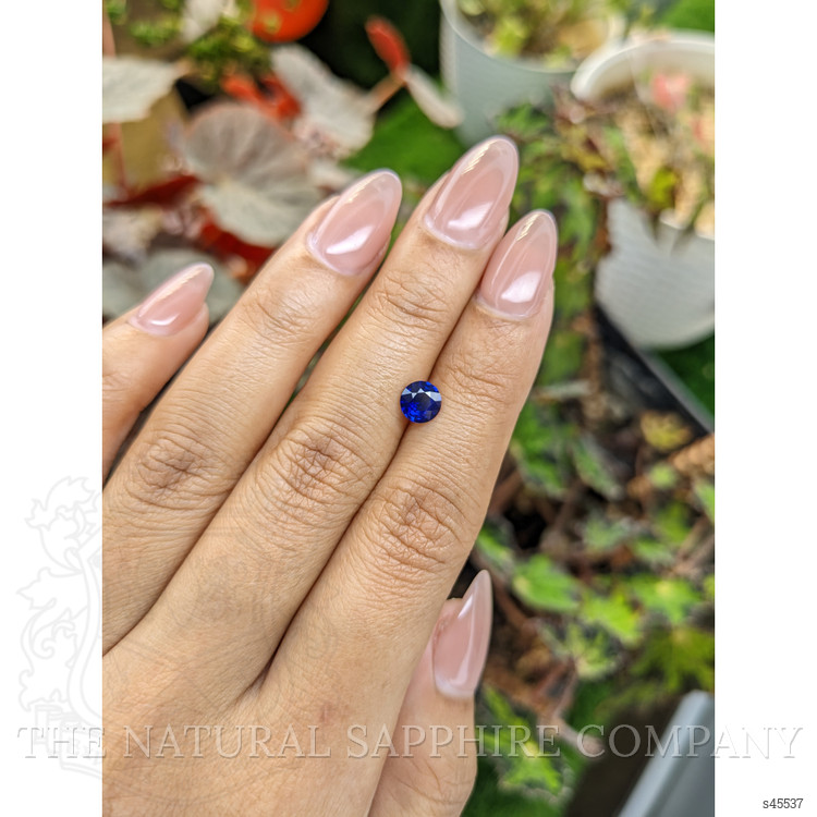 0.75 Ct. Blue Sapphire from Ceylon (Sri Lanka)