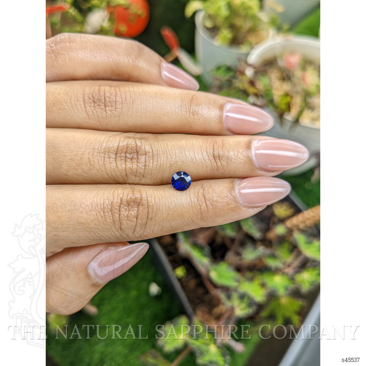 0.75 Ct. Blue Sapphire from Ceylon (Sri Lanka)