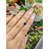 1.10 Ct. Blue Sapphire from Ceylon (Sri Lanka) Life Style