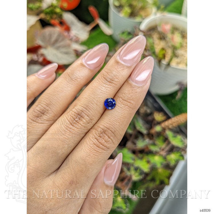 1.10 Ct. Blue Sapphire from Ceylon (Sri Lanka)