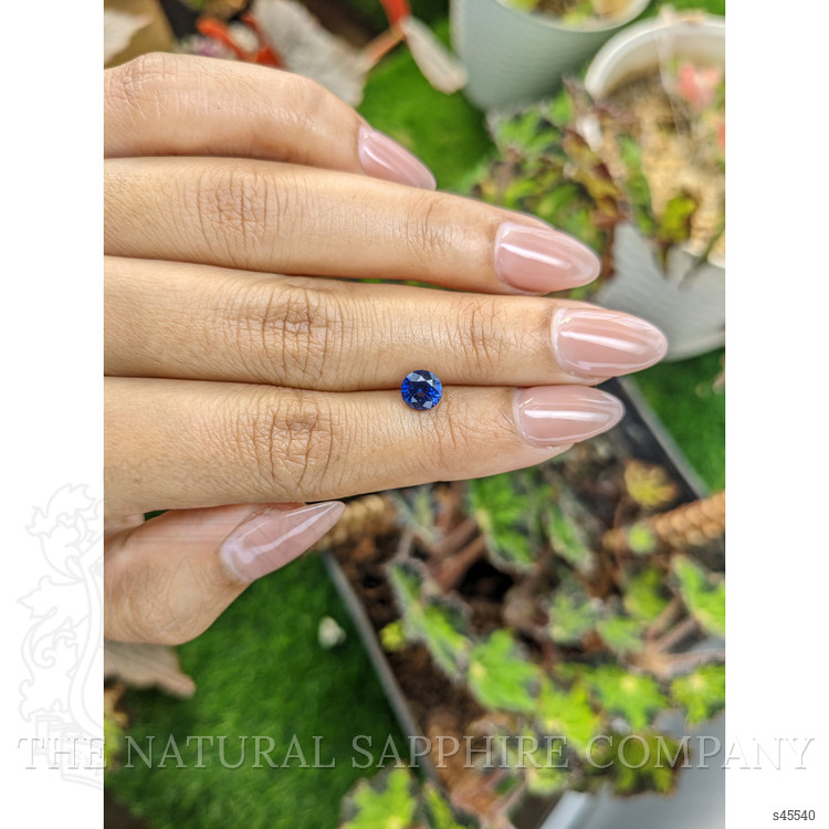 1.22 Ct. Blue Sapphire from Ceylon (Sri Lanka)