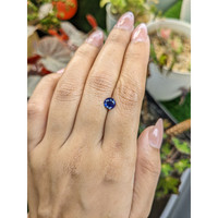 0.95 Ct. Blue Sapphire from Ceylon (Sri Lanka) Life Style