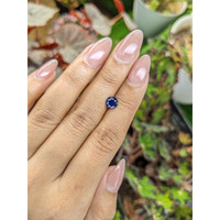 0.95 Ct. Blue Sapphire from Ceylon (Sri Lanka) Life Style