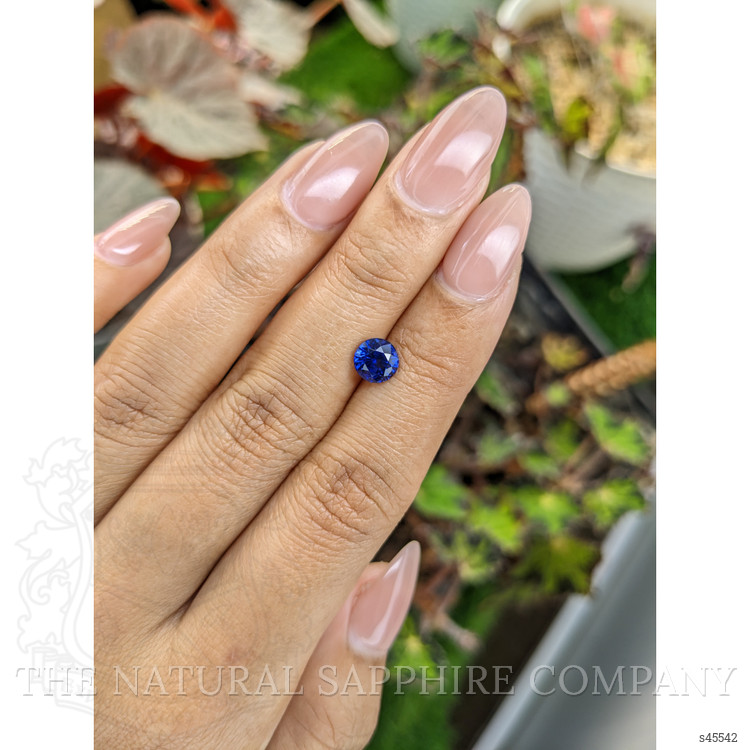 1.33 Ct. Blue Sapphire from Ceylon (Sri Lanka)