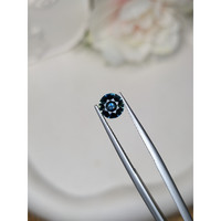 0.95 Ct. Bi Color / Parti Sapphire from Ceylon (Sri Lanka) Life Style