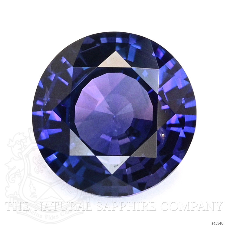 0.85 Ct. Purplish Blue Sapphire from Ceylon (Sri Lanka)