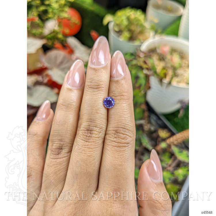 1.19 Ct. Bluish Purple Sapphire from Ceylon (Sri Lanka)