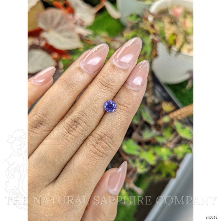 1.19 Ct. Bluish Purple Sapphire from Ceylon (Sri Lanka)