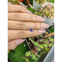 1.19 Ct. Bluish Purple Sapphire from Ceylon (Sri Lanka) Life Style