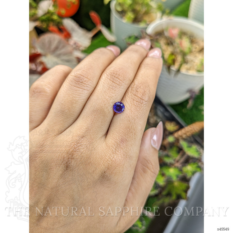 1.14 Ct. Bluish Purple Sapphire from Ceylon (Sri Lanka)