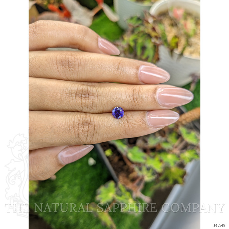 1.14 Ct. Bluish Purple Sapphire from Ceylon (Sri Lanka)