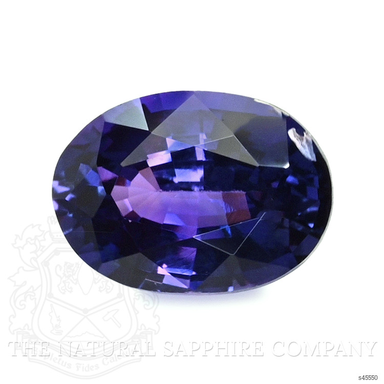 0.94 Ct. Purplish Blue Sapphire from Ceylon (Sri Lanka)