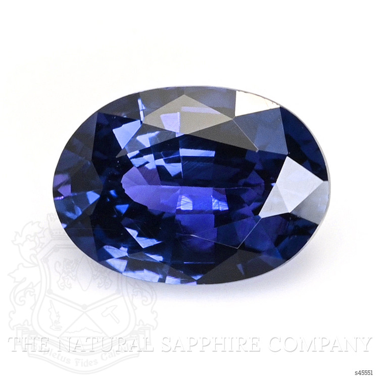 0.89 Ct. Purplish Blue Sapphire from Ceylon (Sri Lanka)