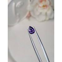 0.75 Ct. Bluish Purple Sapphire from Ceylon (Sri Lanka) Life Style