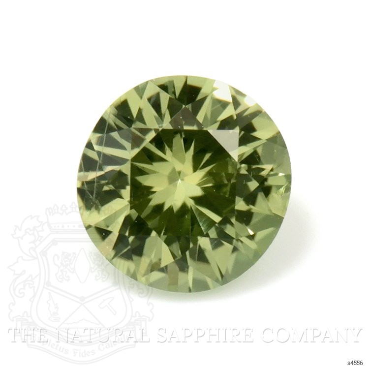 0.66 Ct. Green Sapphire from Ceylon (Sri Lanka)
