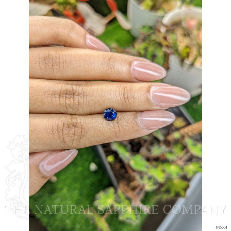 1.35 Ct. Blue Sapphire from Ceylon (Sri Lanka)