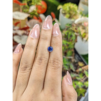 1.17 Ct. Blue Sapphire from Ceylon (Sri Lanka) Life Style