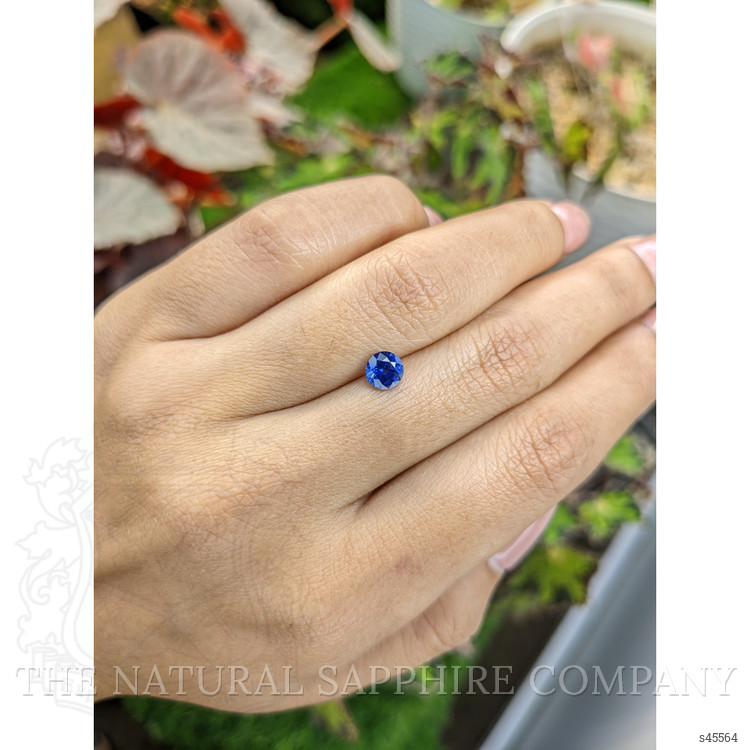 0.77 Ct. Blue Sapphire from Ceylon (Sri Lanka)