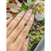 0.77 Ct. Blue Sapphire from Ceylon (Sri Lanka) Life Style