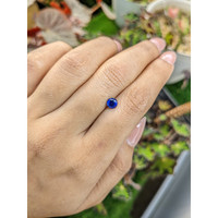 0.75 Ct. Blue Sapphire from Ceylon (Sri Lanka) Life Style