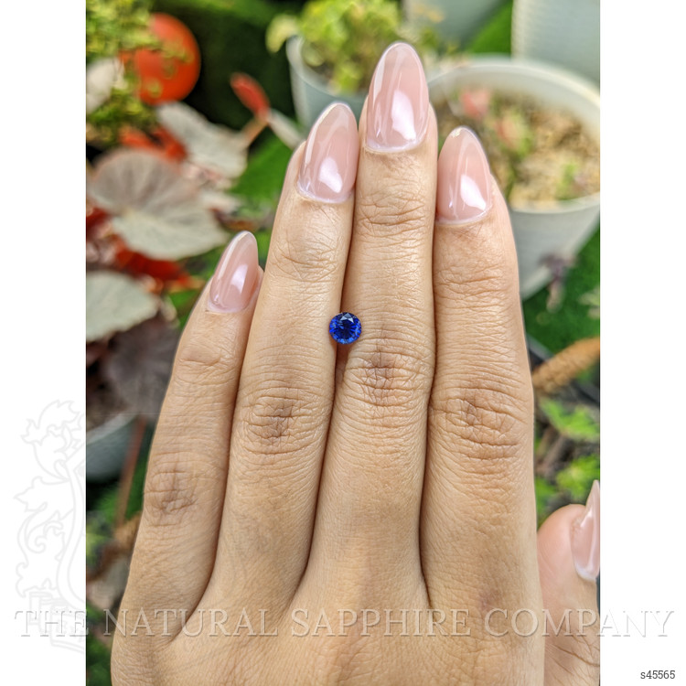 0.75 Ct. Blue Sapphire from Ceylon (Sri Lanka)