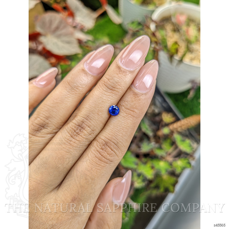 0.75 Ct. Blue Sapphire from Ceylon (Sri Lanka)