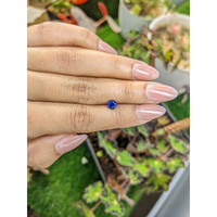 0.75 Ct. Blue Sapphire from Ceylon (Sri Lanka) Life Style