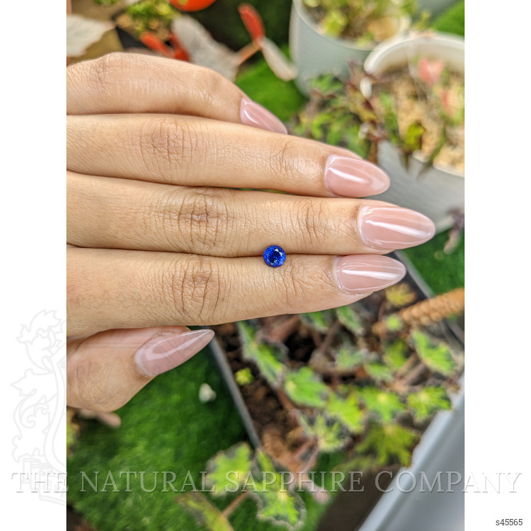 0.75 Ct. Blue Sapphire from Ceylon (Sri Lanka)