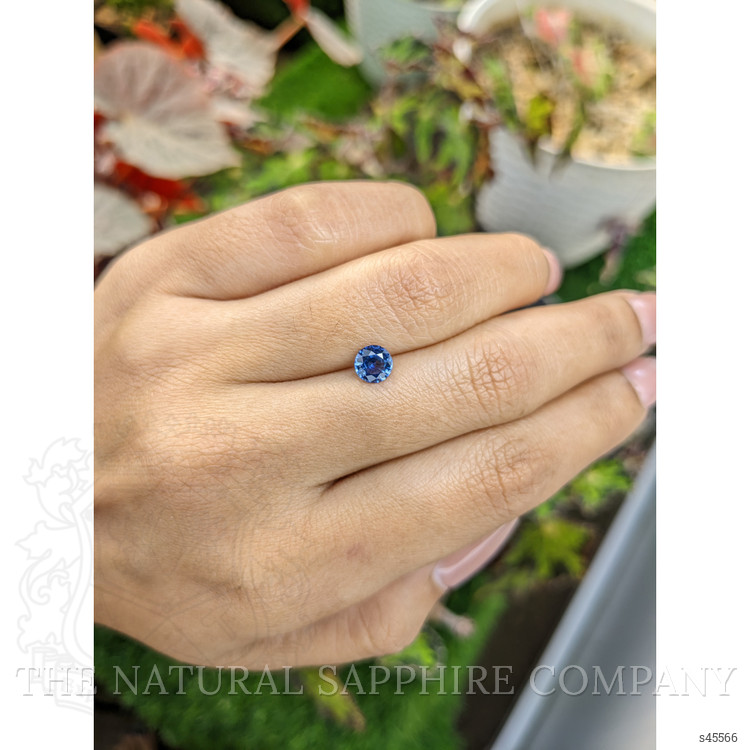 0.71 Ct. Blue Sapphire from Ceylon (Sri Lanka)