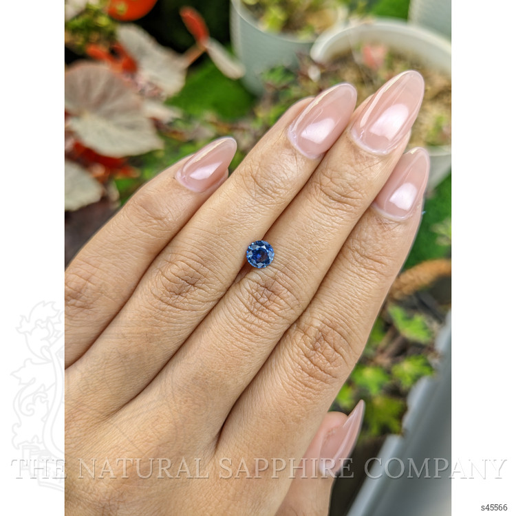 0.71 Ct. Blue Sapphire from Ceylon (Sri Lanka)