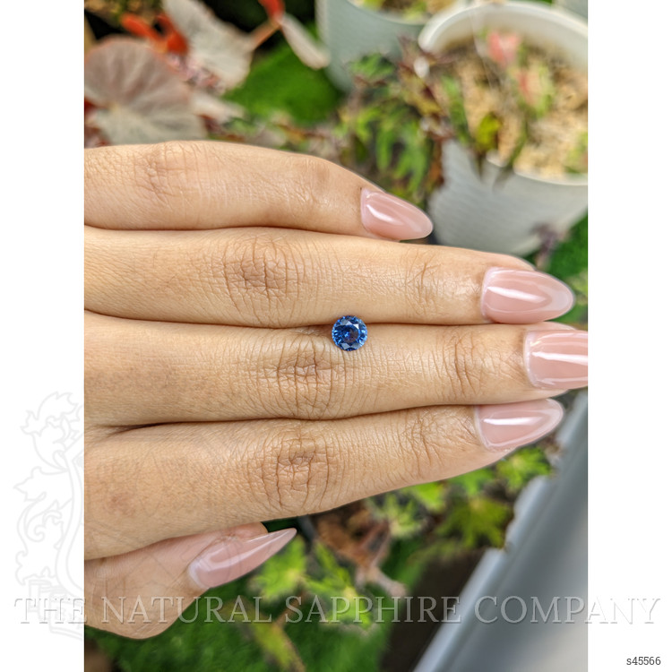 0.71 Ct. Blue Sapphire from Ceylon (Sri Lanka)