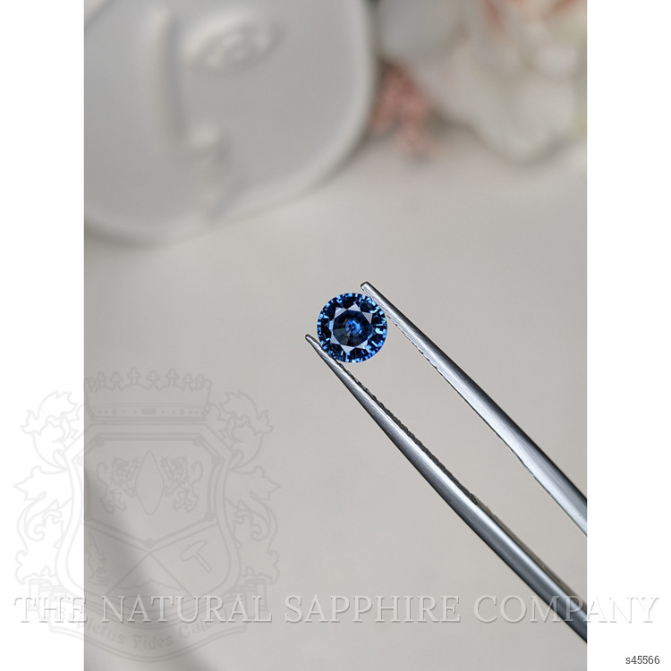 0.71 Ct. Blue Sapphire from Ceylon (Sri Lanka)