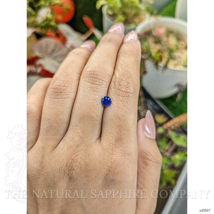 0.68 Ct. Blue Sapphire from Ceylon (Sri Lanka)