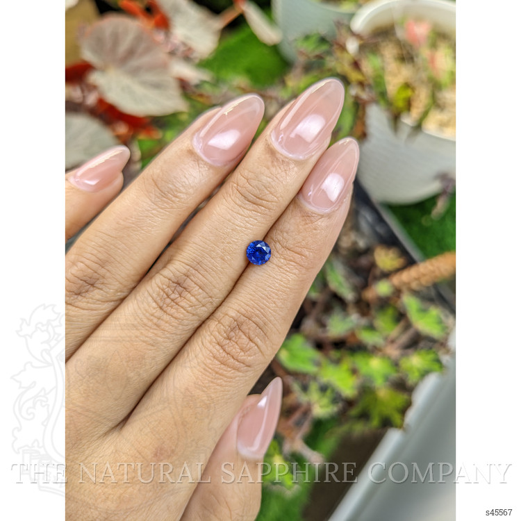 0.68 Ct. Blue Sapphire from Ceylon (Sri Lanka)