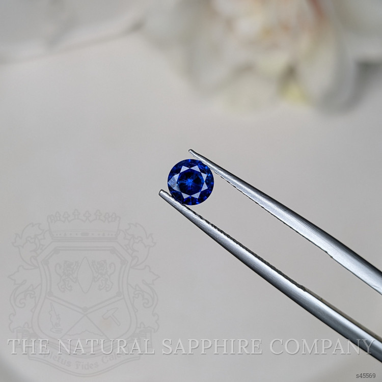 0.63 Ct. Blue Sapphire from Ceylon (Sri Lanka)