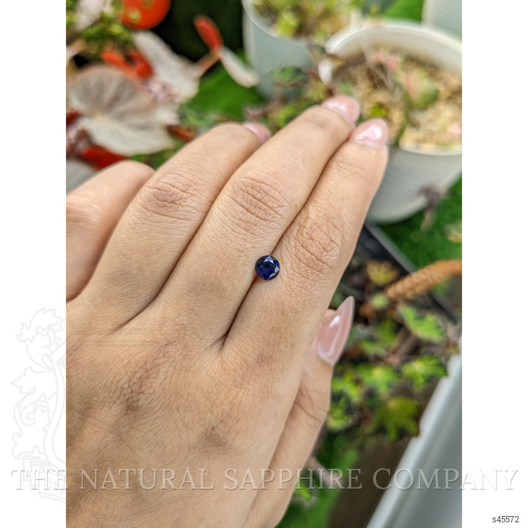 0.64 Ct. Blue Sapphire from Ceylon (Sri Lanka)