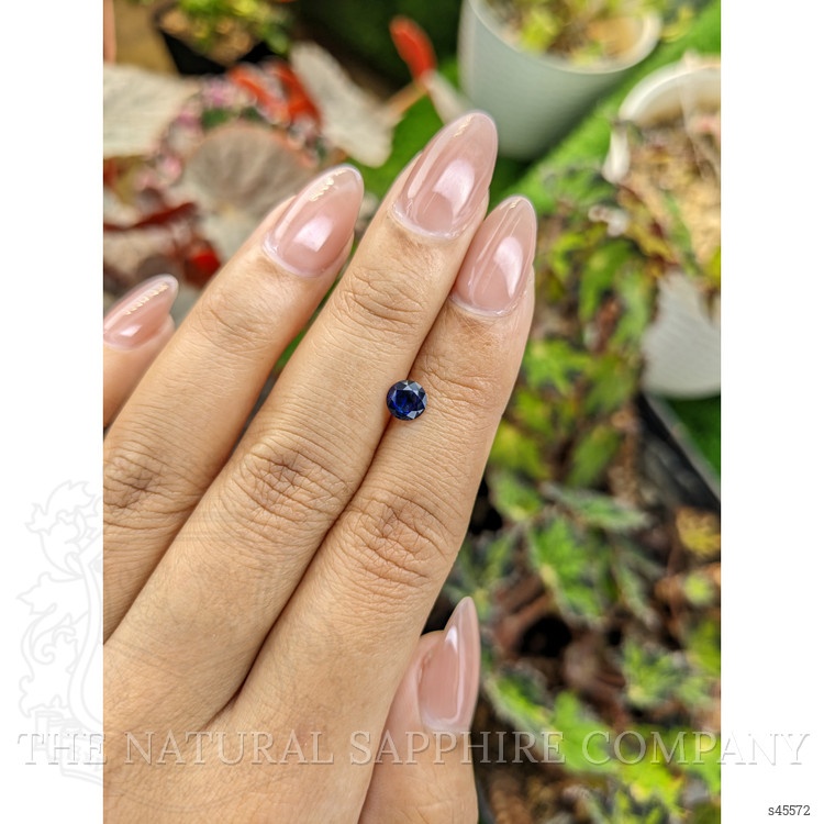 0.64 Ct. Blue Sapphire from Ceylon (Sri Lanka)