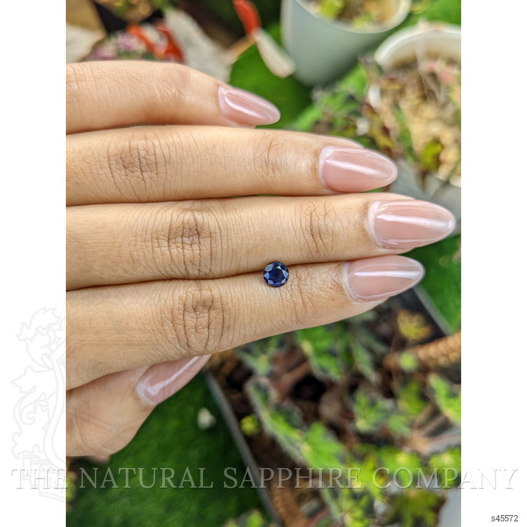 0.64 Ct. Blue Sapphire from Ceylon (Sri Lanka)