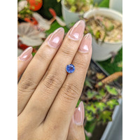 1.25 Ct. Blue Sapphire from Ceylon (Sri Lanka) Life Style