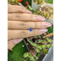1.25 Ct. Blue Sapphire from Ceylon (Sri Lanka) Life Style