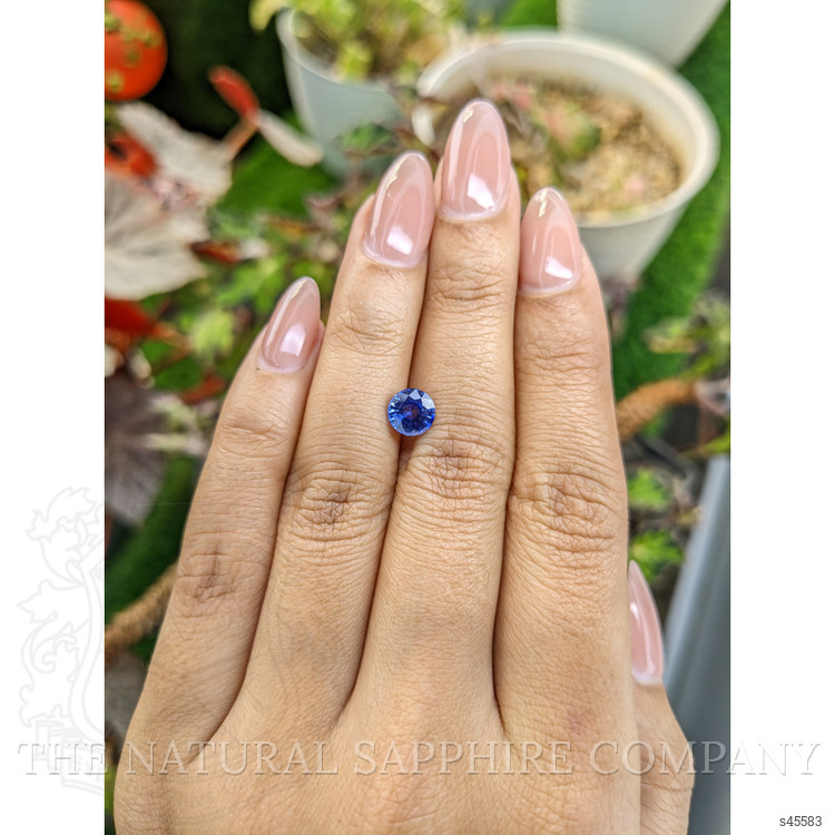 1.40 Ct. Blue Sapphire from Ceylon (Sri Lanka)