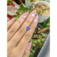 1.31 Ct. Blue Sapphire from Ceylon (Sri Lanka) Life Style