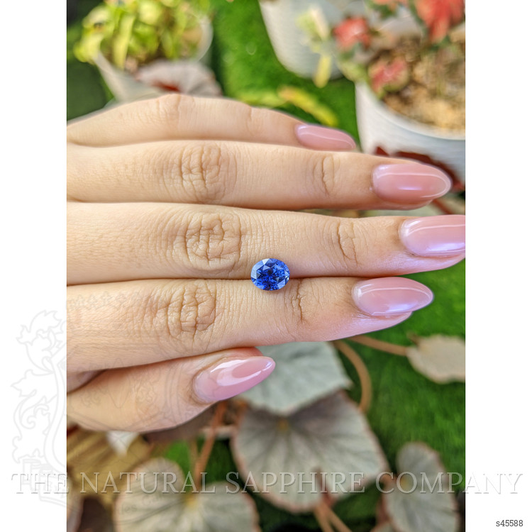2.01 Ct. Blue Sapphire from Ceylon (Sri Lanka)