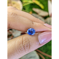 2.01 Ct. Blue Sapphire from Ceylon (Sri Lanka) Life Style