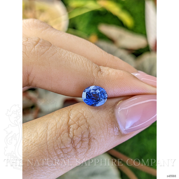 2.01 Ct. Blue Sapphire from Ceylon (Sri Lanka)